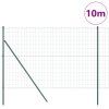 Plot s sloupkem Zelená 1,6 x 10 m Ocel a PVC 3350302
