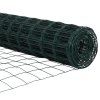 Plot s sloupkem Zelená 1,6 x 10 m Ocel a PVC 3350302