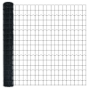 Plot s sloupkem Šedá 1,5 x 10 m Ocel a PVC 3350391