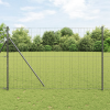 Plot s sloupkem Šedá 1,5 x 10 m Ocel a PVC 3350391