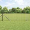 Plot s sloupkem Šedá 0,6 x 50 m Ocel a PVC 3350692