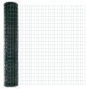 Plot s sloupkem Zelená 1,2 x 25 m Ocel a PVC 3350850