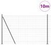 Plot s sloupkem Šedá 1,5 x 10 m Ocel a PVC 3350921