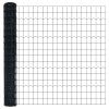 Plot s sloupkem Šedá 1,5 x 10 m Ocel a PVC 3350921