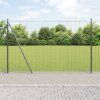 Plot s sloupkem Šedá 1,5 x 10 m Ocel a PVC 3350921