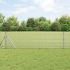 Svářený drátěný plot se 7 sloupky 0.6x10 m Pozinkovaná ocel