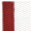 Pletivo ke kurníku ocel PVC vrstva 25 x 1,2 m červené