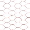 Pletivo ke kurníku ocel PVC vrstva 25 x 1,2 m červené