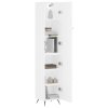 Skříň highboard bílá 34,5 x 34 x 180 cm kompozitní dřevo