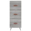 Skříň highboard šedá sonoma 34,5 x 34 x 180 cm kompozitní dřevo
