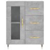 Skříň highboard betonově šedá 69,5x34x180 cm kompozitní dřevo
