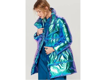 Mohito dámská zimní bunda vícebarevná metalická
