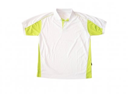 CheReskin pánské sportovní tričko s límečkem bílé