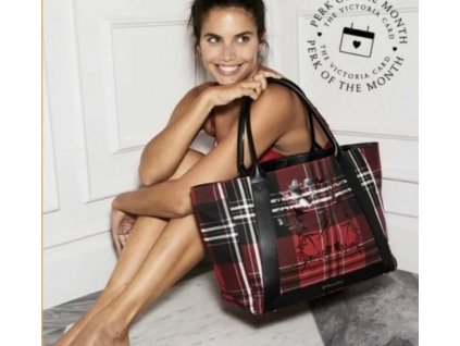 Victoria's Secret kabelka přes rameno black friday tote bag multicolor červená