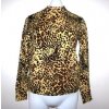 Lanjian dámský svetr vzor leopard style 8952 hnědý