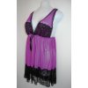 Spree lingerie noční košilka + kalhotky barva fialová
