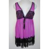 Spree lingerie noční košilka + kalhotky barva fialová
