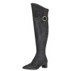 Calvin Klein Womens Georgeanna Over The Knee Boots Pointed Toe Block Heel