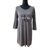 Calvin Klein dámská noční košile triko na spaní sleepwear šedá