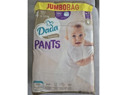 Dada Extra Care JUMBOBAG PANTS 4 MAXI, 8-15 kg, 78 ks