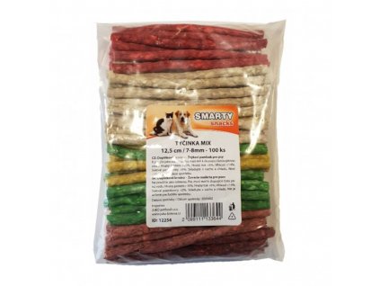 22827 tycinka mix smarty snacks 12 5 cm 7 8 mm 100 ks