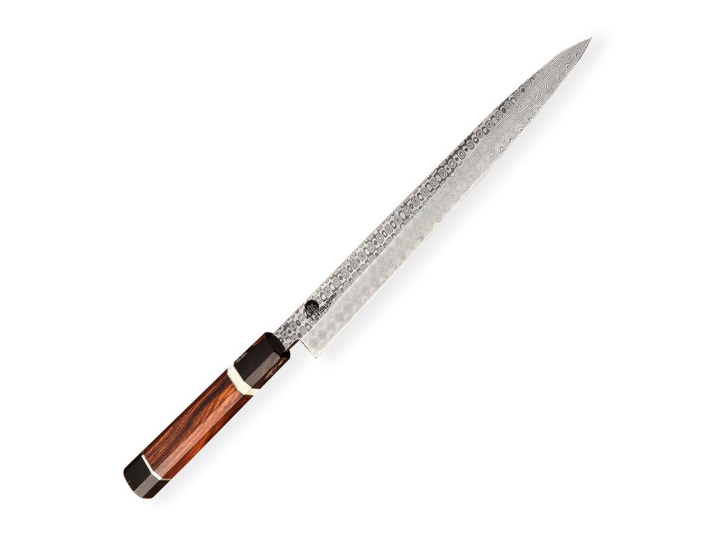 Damaškový nůž Yanagiba/Sashimi 270 mm Dellinger Octagonal Full Damascus