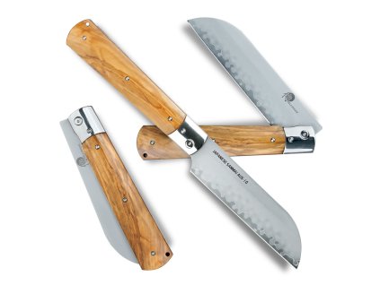 zaviraci nuz santoku olive guillotine aus 10 sanmai