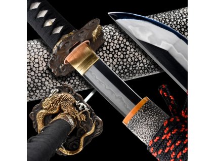 5055 bara japanese sword t 10 steel yokote choji hamon