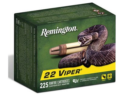 Náboj kulový Remington, VIPER, .22 LR, 36GR, (2,3g) TCSB, Hyper Velocity, balení 225ks