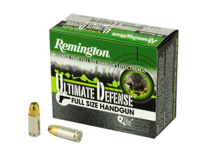 Náboj kulový Remington, Ultimate Defense, 9mm Luger, 124GR (8,0g), BJHP