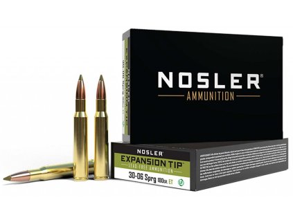 Náboj kulový Nosler, E-Tip, .30-06 Sprg., 180GR (11,6g), E-Tip