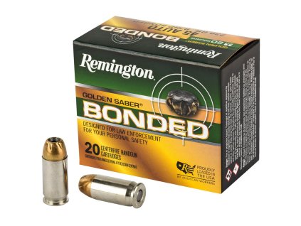 Náboj kulový Remington, Golden Sabre Bonded, .45 ACP, 230GR (14,9g), BJHP Bonded