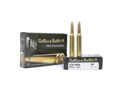 Náboj kulový Sellier a Bellot, Standard, .270 Win., 150GR/ 9,7g, SP