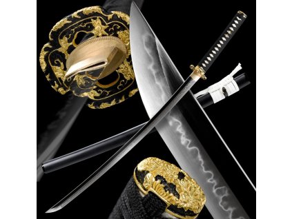 5016 hana japanese sword t 10 steel yokote choji hamon