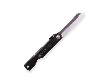 japonský nůž HIGONOKAMI "M" full steak – black PO-004B