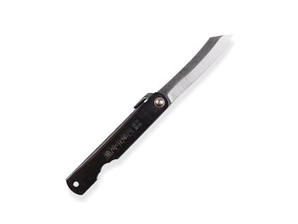 Japonský nůž Higonokami "M" – černá mosaz, ocel SK-5, ideální pro bushcraft
