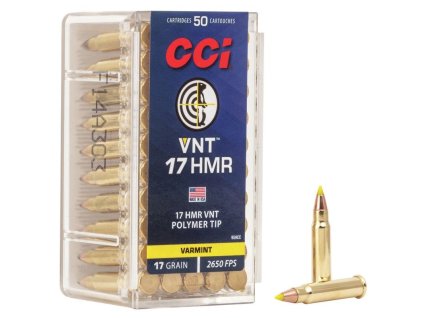 Náboj kulový CCI, VNT Varmint. .17HMR, 17GR, VNT Polymer Tip