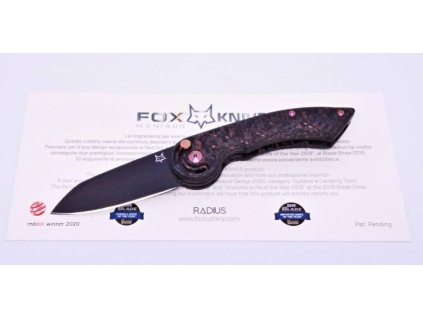 NŮŽ FOX FX-550 FCB RADIUS M390 FOX SNAKE SKIN
