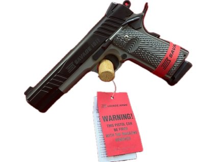 Pistole sam. Savage Arms, Model: 1911 Rail, Ráže: 9mm Luger, hl.: 5", 2-Tone nerez/černá