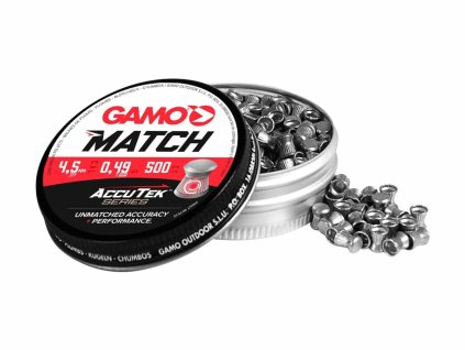 Diabolka Gamo, AccuTek Match, 4,5mm, 7,60GR/ 0,49g, balení 500ks