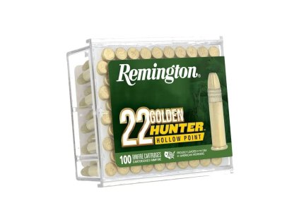 Náboj kulový Remington, Golden Hunter, .22LR, 40GR (2,6g), Plated Hollow Point