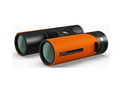 Pozorovací dalekohled GPO, Passion ED, 8x42, oranžový, pouzdro, popruh, krytky