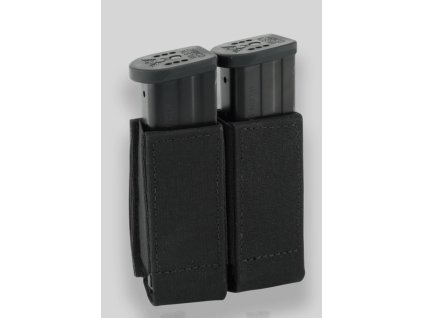 Pouzdro GTG,  na 2 zásobník 9mm, Molle, Černé