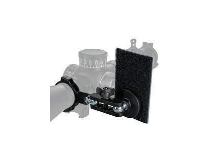 Univerzální držák Warne, pro balistické kartičky, na puškohledy s 30mm tubusem, černý