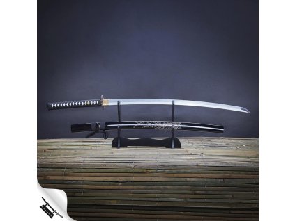 Dekorativní replika meče katana Rozubusshu 2,30 Shaku, uhlíková ocel AISI 1045, Diamond Shaped Yokote