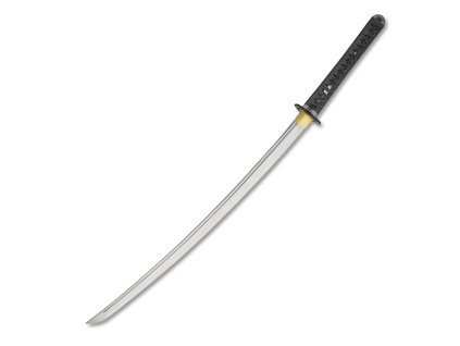 Špičková replika samurajského meče katana Tachi Shapu 2,45 Shaku, AISI 1095 Steel, Real Choji Hamon, Yokote