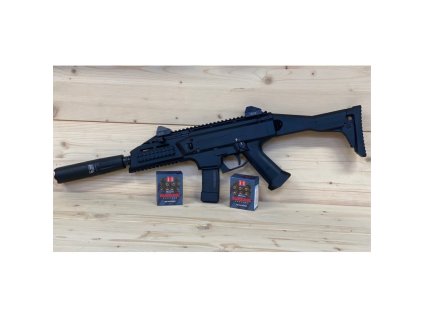 Tlumič A-TEC, model SMG, modulový, Ráže: 9mm Luger, na závit se západkou CZ Scorpion EVO 3