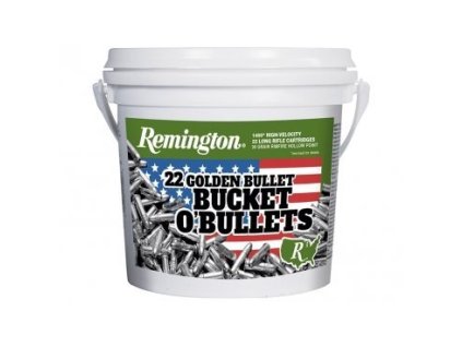 Náboj kulový Remington, Golden Bullet HP, .22LR, 36GR (2,3g), poměděná HP, balení 1 400ks