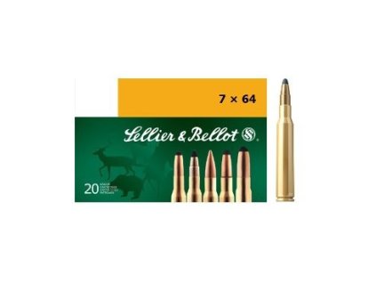 Náboj kulový Sellier a Bellot, Standard, 7x64mm, 173GR/11,20g, SPCE