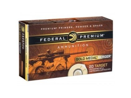 Náboj kulový Federal, Gold Medal, .308 Win, 185GR, Berger Juggernaut OTM LR